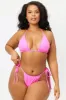 Tia Triangle Glitter Bikini Top - Cosmos sold by Frankie's Bikinis