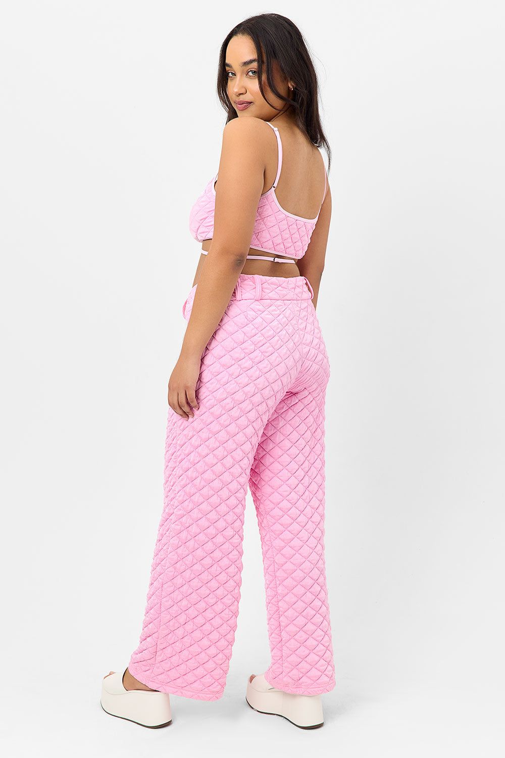 Chilli Cargo Pant - Baby Pink sold by Frankie's Bikinis product image thumbnail 3