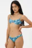 Marina Shine Cheeky Bikini Bottom - Alana Blue sold by Frankie's Bikinis