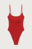 Juliet Cheeky  One Piece Swimsuit - True Red sold by Frankie's Bikinis