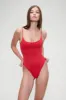 Juliet Cheeky  One Piece Swimsuit - True Red sold by Frankie's Bikinis