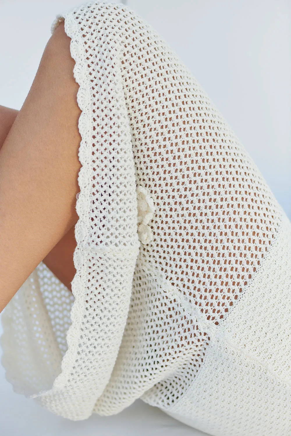 Collette Crochet Midi Skirt - White sold by Frankie's Bikinis product image thumbnail 5