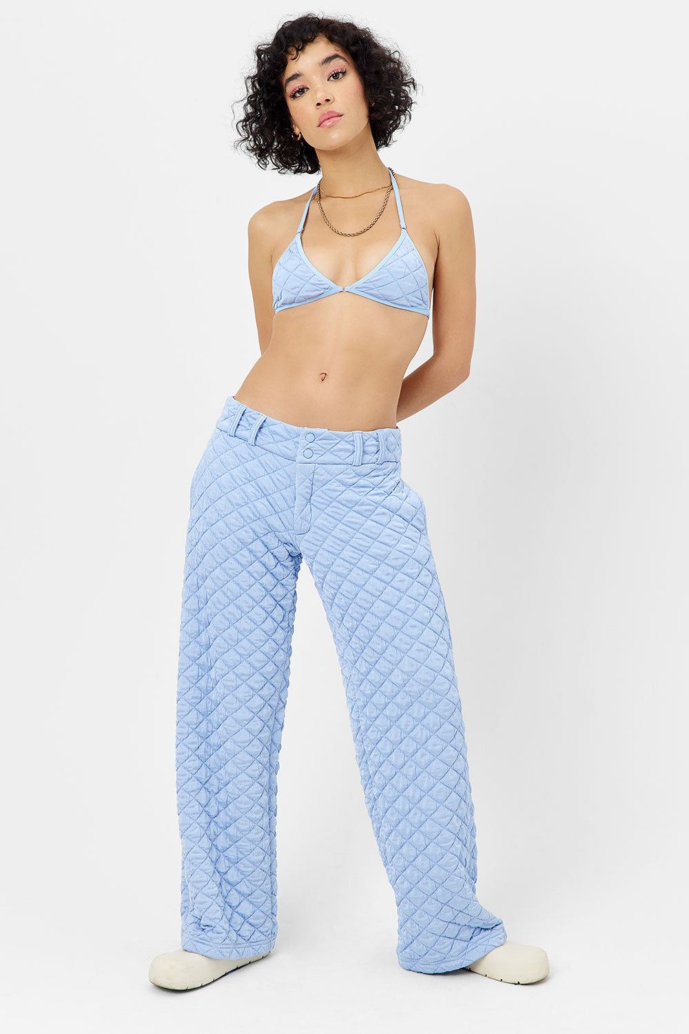 Chilli Cargo Pant - Baby Blue sold by Frankie's Bikinis product image thumbnail 5