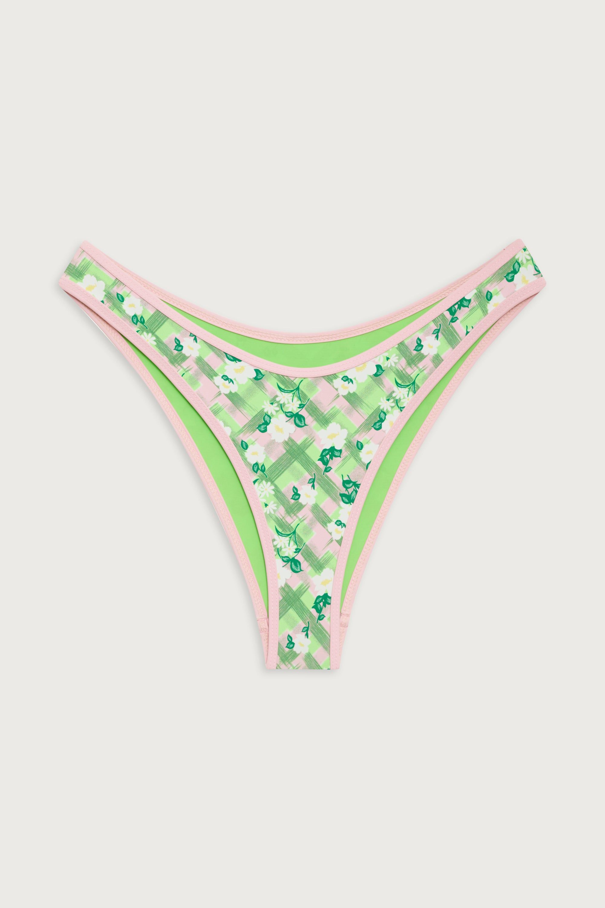 Dove Plaid Classic Bikini Bottom - Baby Daisy sold by Frankie's Bikinis product image thumbnail 2