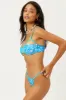 Ivy Floral String Bikini Bottom - Iris sold by Frankie's Bikinis