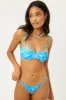 Ivy Floral String Bikini Bottom - Iris sold by Frankie's Bikinis