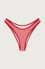 Dove Classic Gingham Bikini Bottom - Ladybug Gingham sold by Frankie's Bikinis