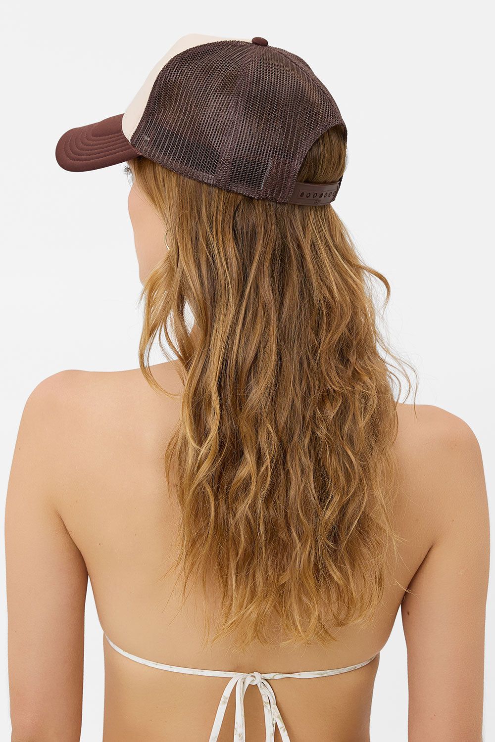 x GIGI HADID Daisy Trucker Hat - Yomi Toile Tan sold by Frankie's Bikinis product image thumbnail 3