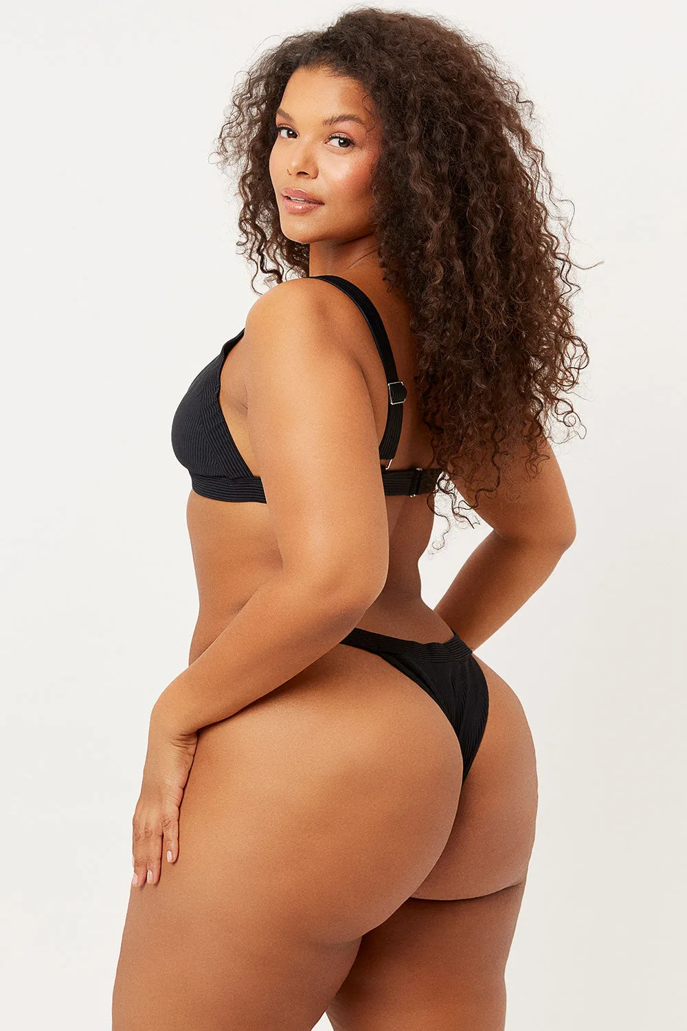 Georgia Skimpy Bikini Bottom - Black sold by Frankie's Bikinis product image thumbnail 2