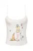 x PAMELA ANDERSON Butterfly Tank Top - Star White sold by Frankie's Bikinis