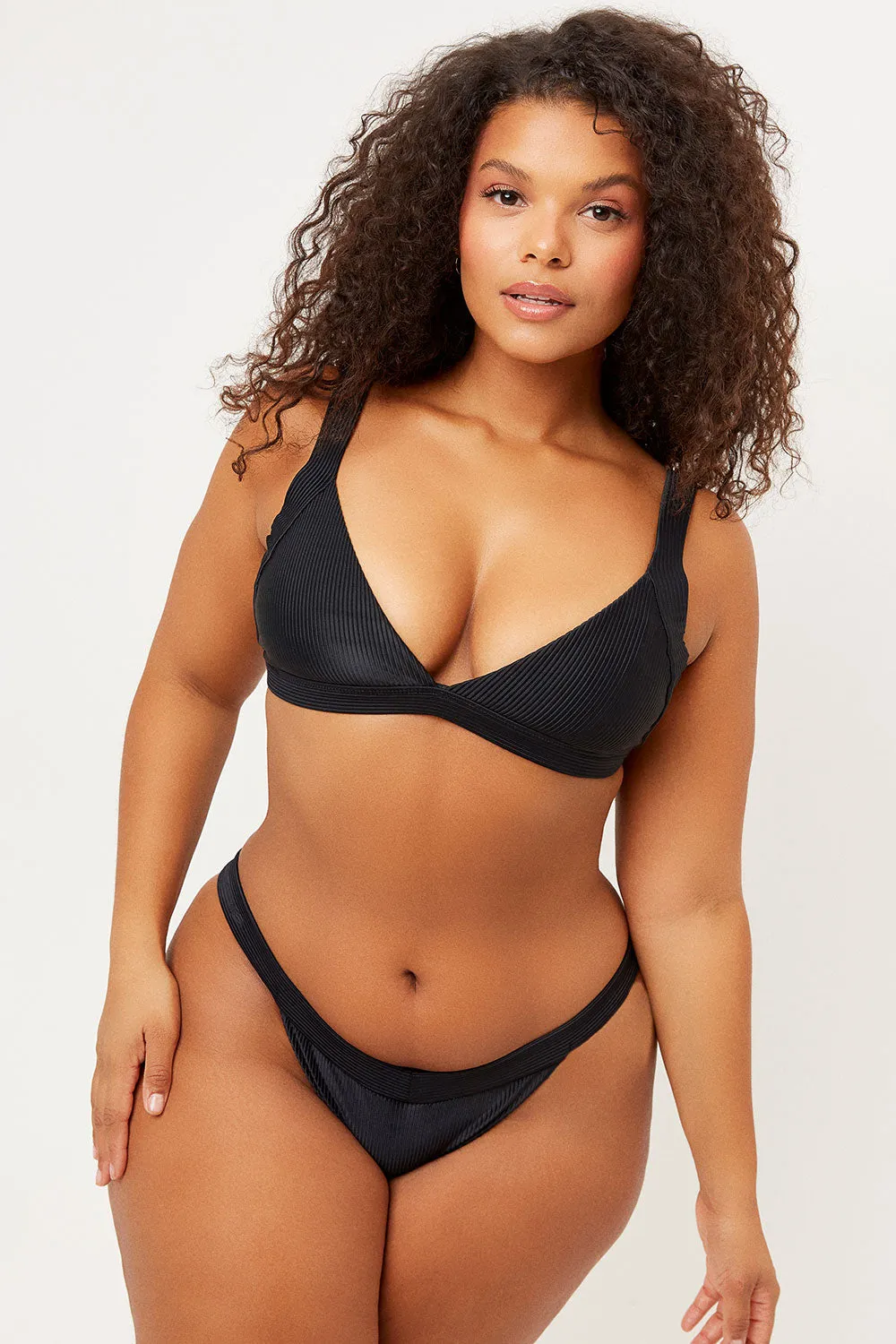 Grace Cheeky Bikini Bottom - Black sold by Frankie's Bikinis product image thumbnail 3