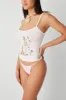 x PAMELA ANDERSON Butterfly Tank Top - Star White sold by Frankie's Bikinis