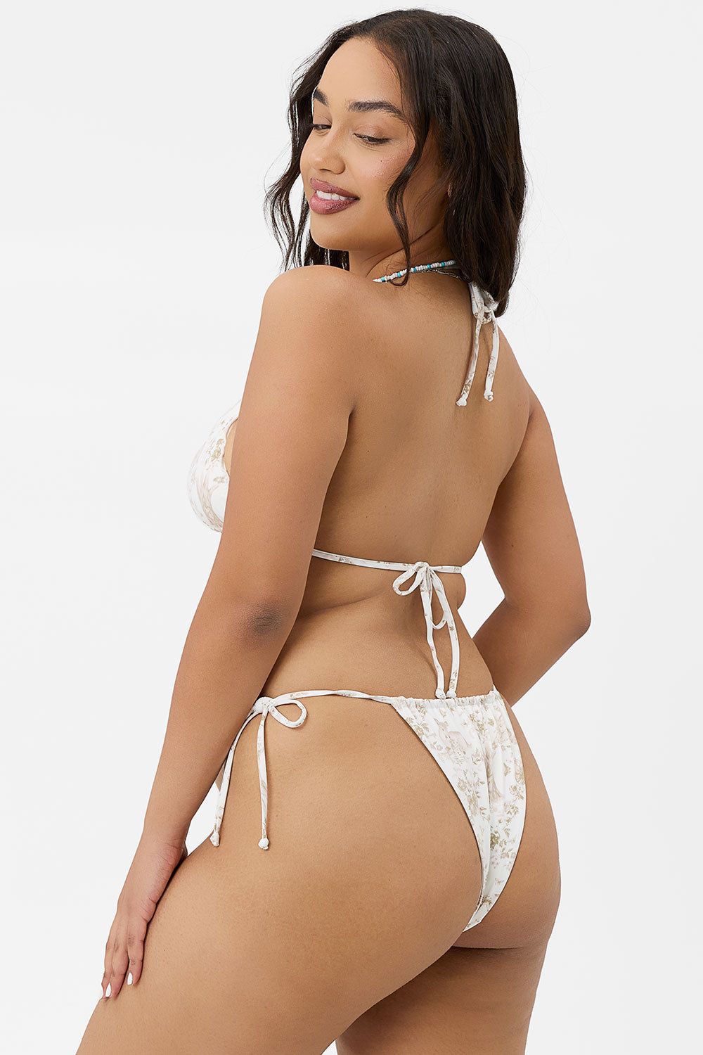 x GIGI HADID Tia String Bikini Bottom - Yomi Toile Tan - Extended sold by Frankie's Bikinis