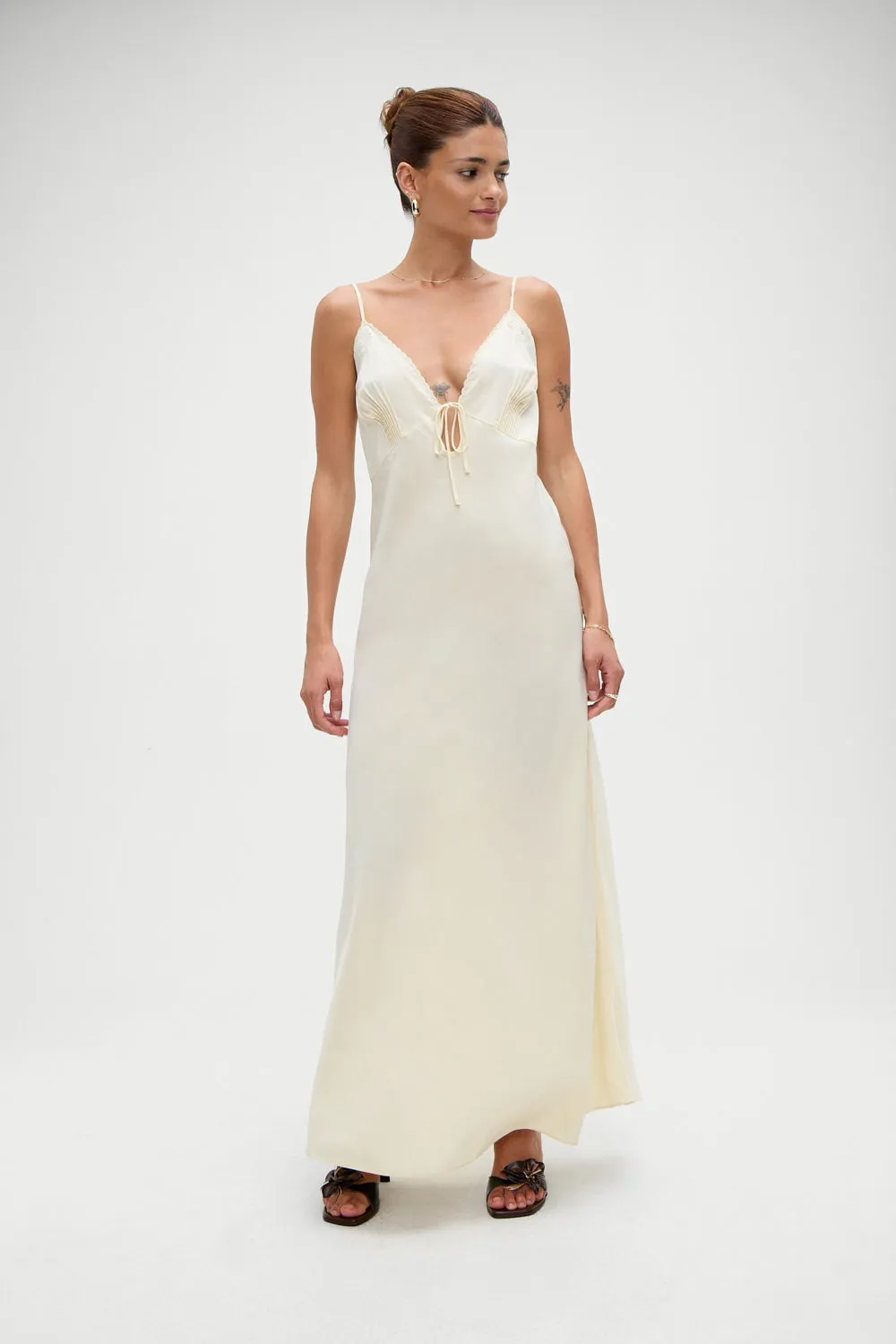 Beauty Maxi Dress - Macadamia sold by Frankie's Bikinis