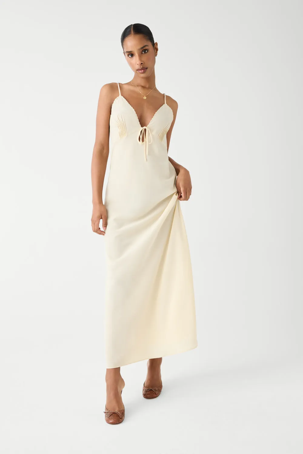 Beauty Maxi Dress - Macadamia sold by Frankie's Bikinis product image thumbnail 4