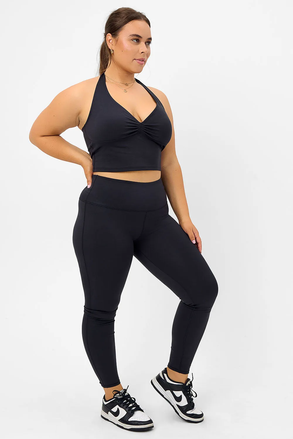 Lively High Waist Legging - Black sold by Frankie's Bikinis product image thumbnail 3