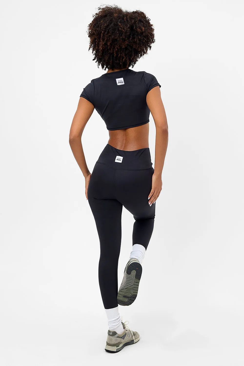 Lively High Waist Legging - Black sold by Frankie's Bikinis product image thumbnail 2