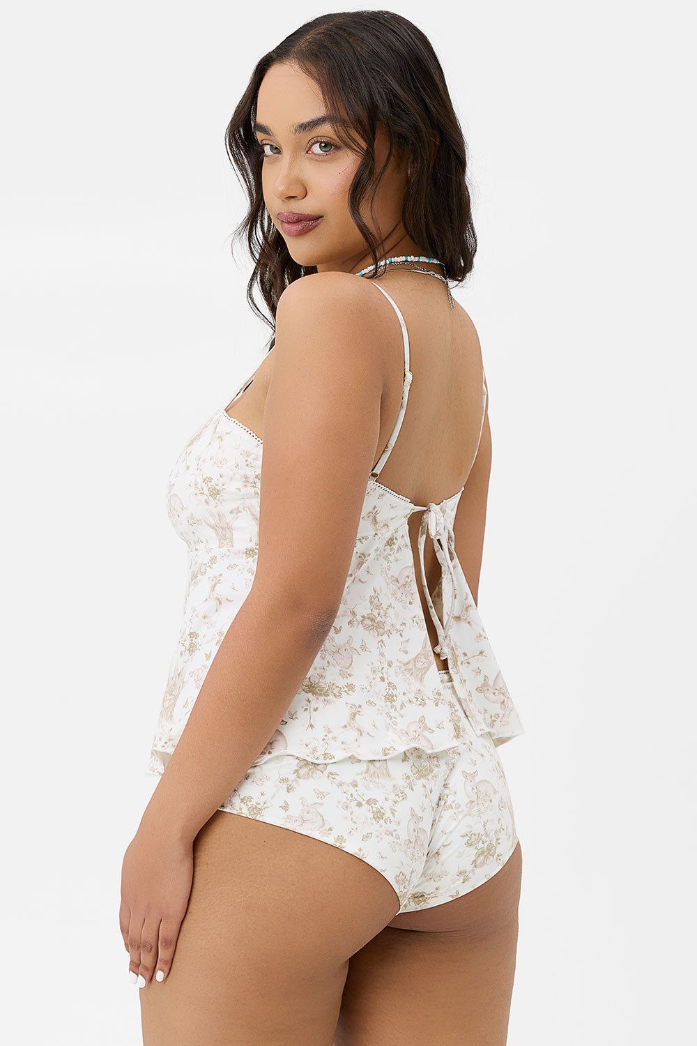 x GIGI HADID Noura Tankini Bikini Top - Yomi Toile Tan sold by Frankie's Bikinis product image thumbnail 3