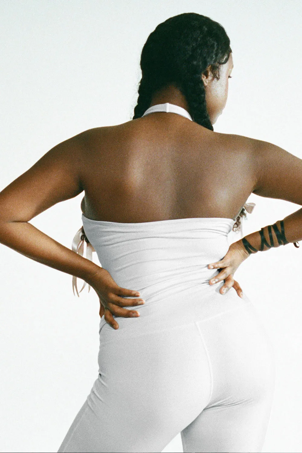 Aurora Halter Tank - Icy Gray sold by Frankie's Bikinis product image thumbnail 2