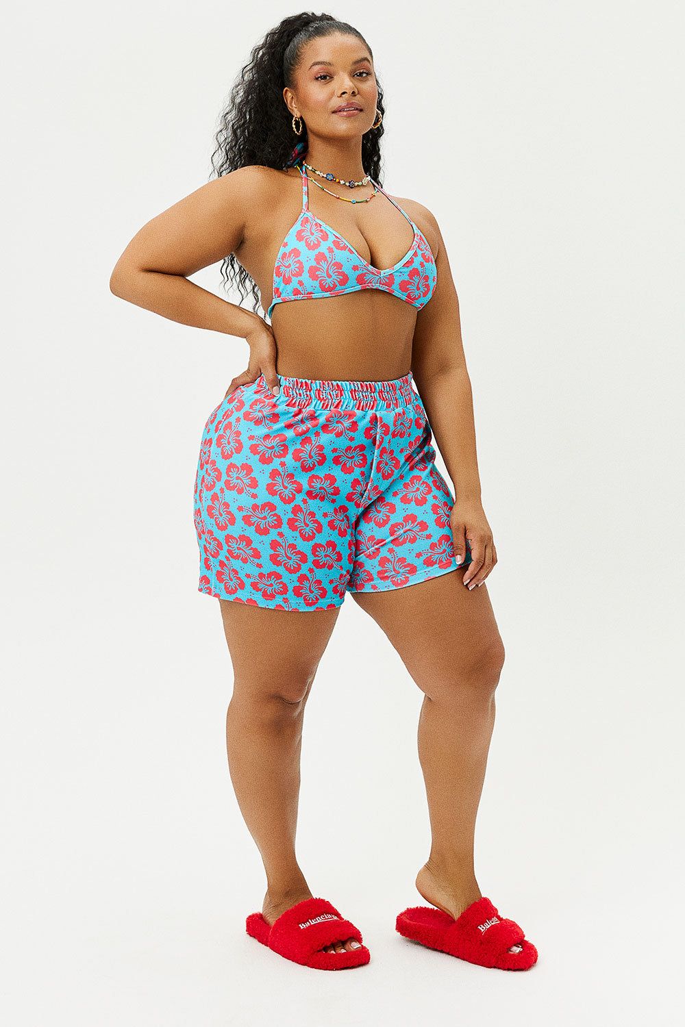 Boardwalk Terry String Bikini Top - Blue Magic - Extended sold by Frankie's Bikinis product image thumbnail 2