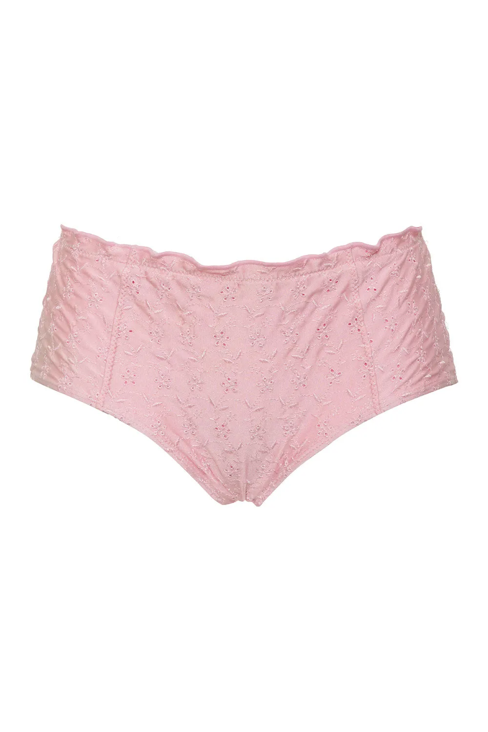 Lisa Eyelet Shine Bikini Bottom - Cherry Blossom sold by Frankie's Bikinis product image thumbnail 5