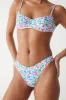 Dove Floral Classic Bikini Bottom - Forever Flower sold by Frankie's Bikinis
