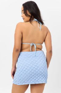 Windward Mini Skirt - Baby Blue sold by Frankie's Bikinis