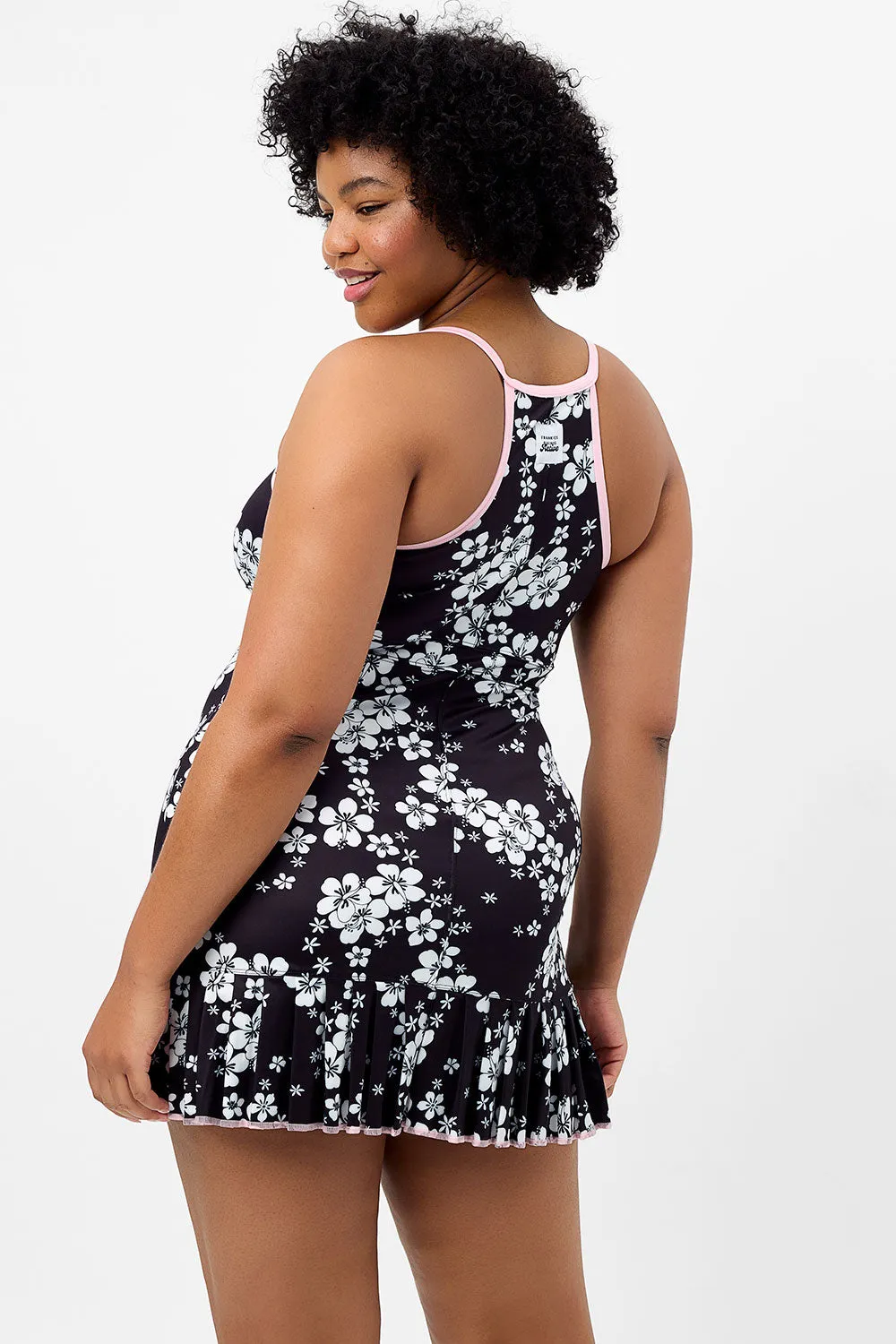 Swift Floral Tennis Dress - Plush Plumeria sold by Frankie's Bikinis product image thumbnail 3