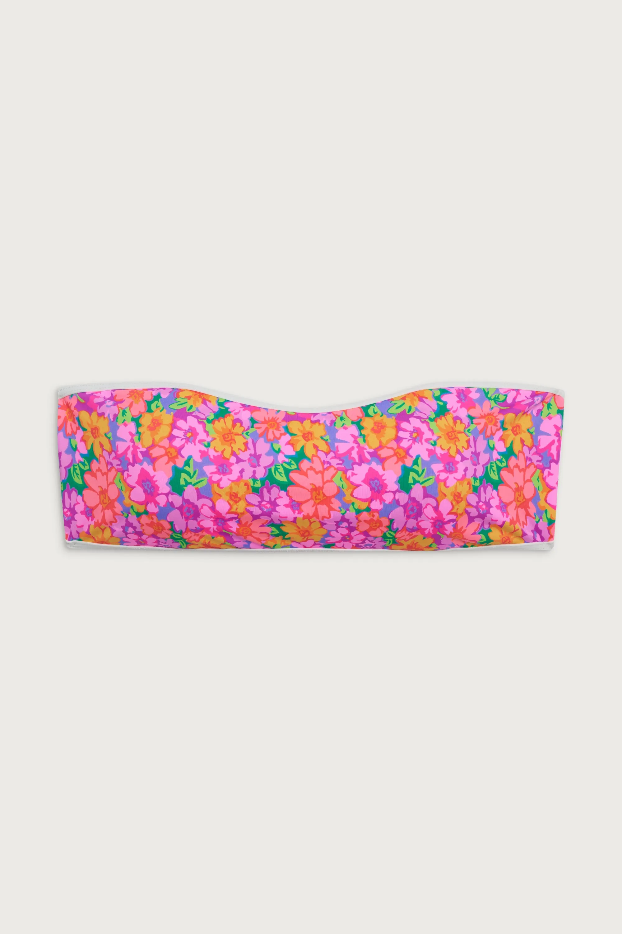 Rosabella Floral Bandeau Bikini Top - Daisy Pond sold by Frankie's Bikinis product image thumbnail 2