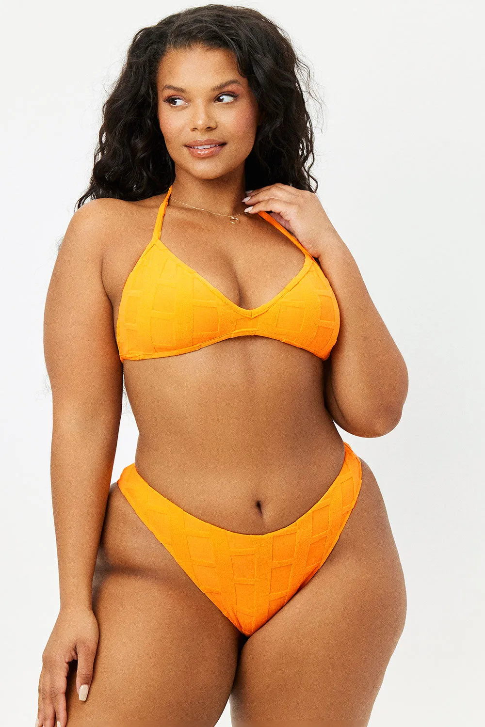 Enzo Terry Cheeky Bikini Bottom - Checkmate sold by Frankie's Bikinis product image thumbnail 3