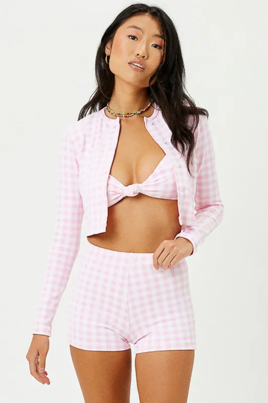 Cheri Cardigan Sweater - Pink Picnic sold by Frankie's Bikinis