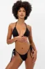 Tia Terry String Bikini Bottom - Black sold by Frankie's Bikinis