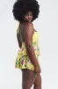 Luna Floral Halter Top - Mojito sold by Frankie's Bikinis