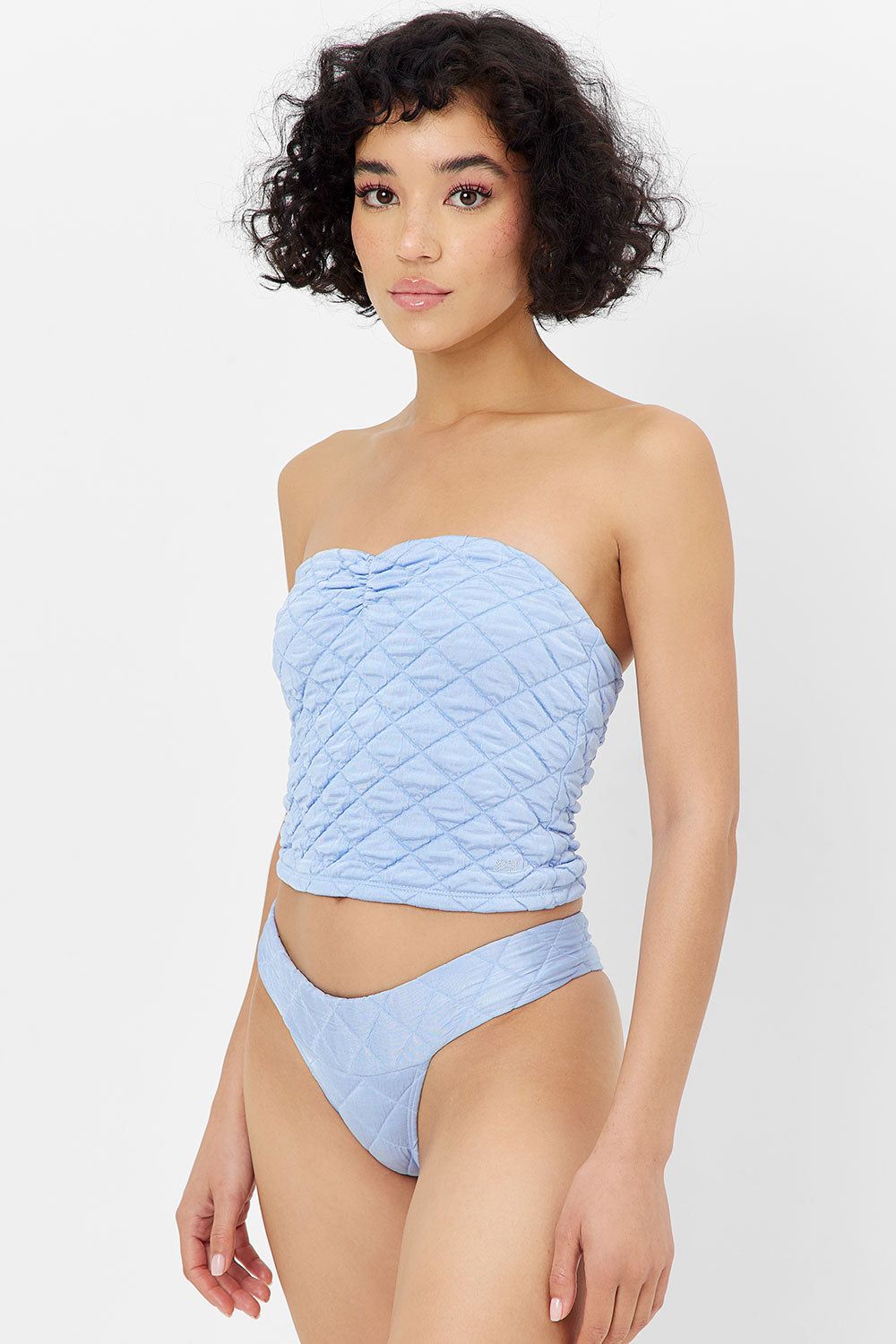 Sofia Thong Bikini Bottom - Baby Blue sold by Frankie's Bikinis product image thumbnail 2