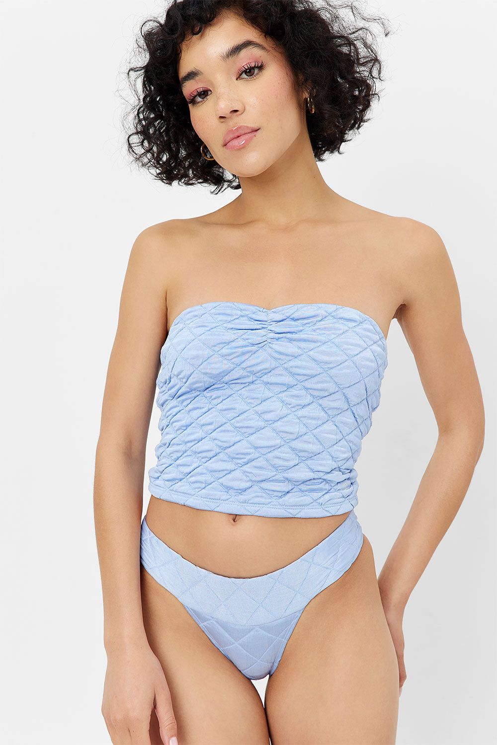 Sofia Thong Bikini Bottom - Baby Blue sold by Frankie's Bikinis product image thumbnail 3