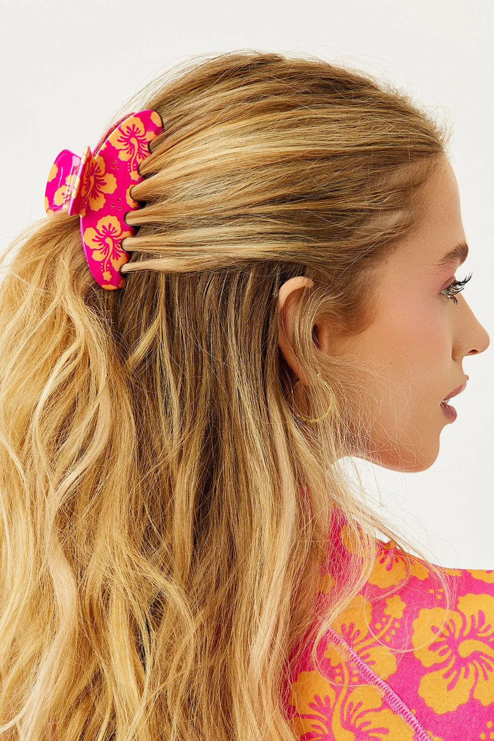 Emi Jay Big Effing Claw Hair Clip - Hibiscus Honey sold by Frankie's Bikinis product image thumbnail 3