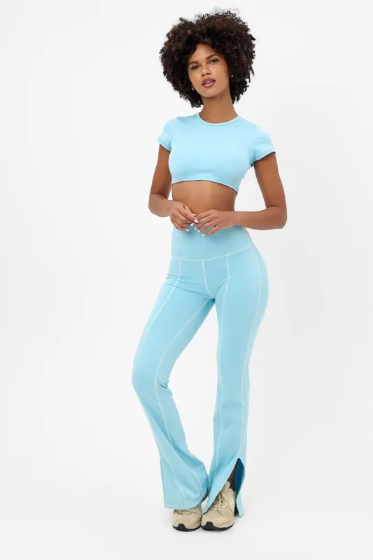 Zippy Crop Top - Baby Blue sold by Frankie's Bikinis