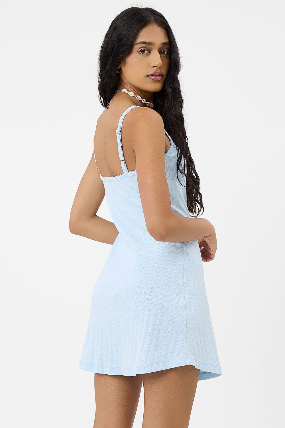 x GIGI HADID Gwyneth Lounge Mini Dress - Asher Blue sold by Frankie's Bikinis product image thumbnail 4