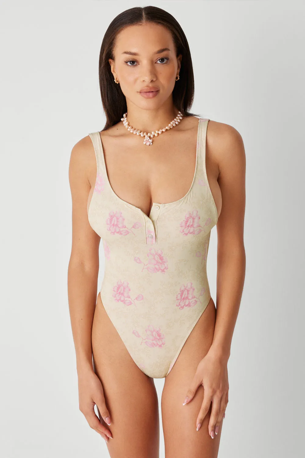 x PAMELA ANDERSON Pacific Cheeky One Piece Swimsuit - Lace on the Beach sold by Frankie's Bikinis