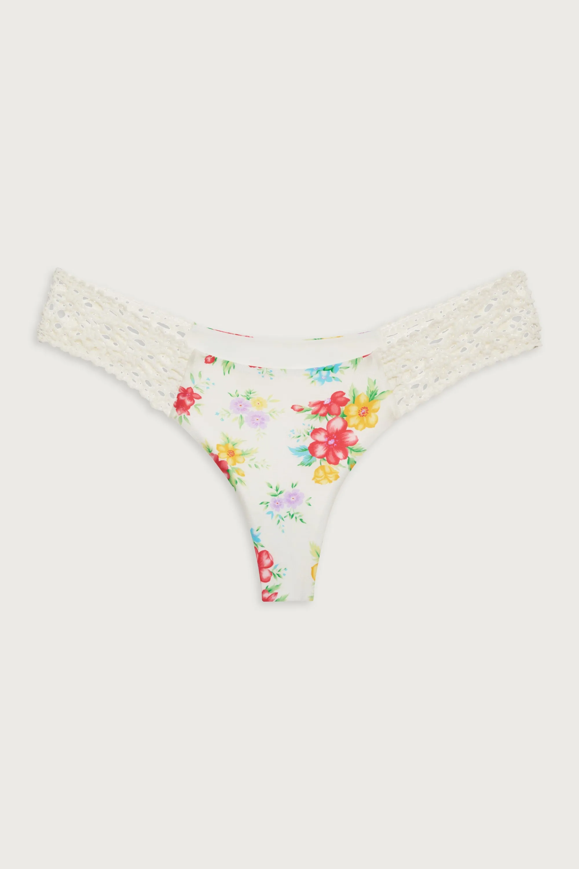 Tanner Shine Cheeky Bikini Bottom - Sweet Hibiscus sold by Frankie's Bikinis product image thumbnail 2