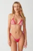 Divine Tie Side Skimpy Bikini Bottom - Scarlet Dot sold by Frankie's Bikinis
