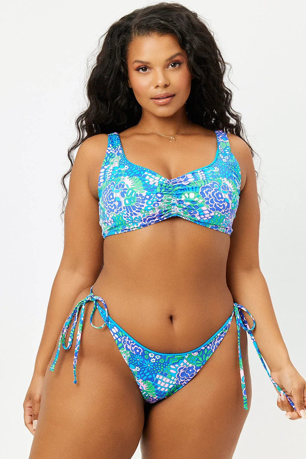 Duke High Cut Bikini Bottom - Good Vibes sold by Frankie's Bikinis product image thumbnail 3