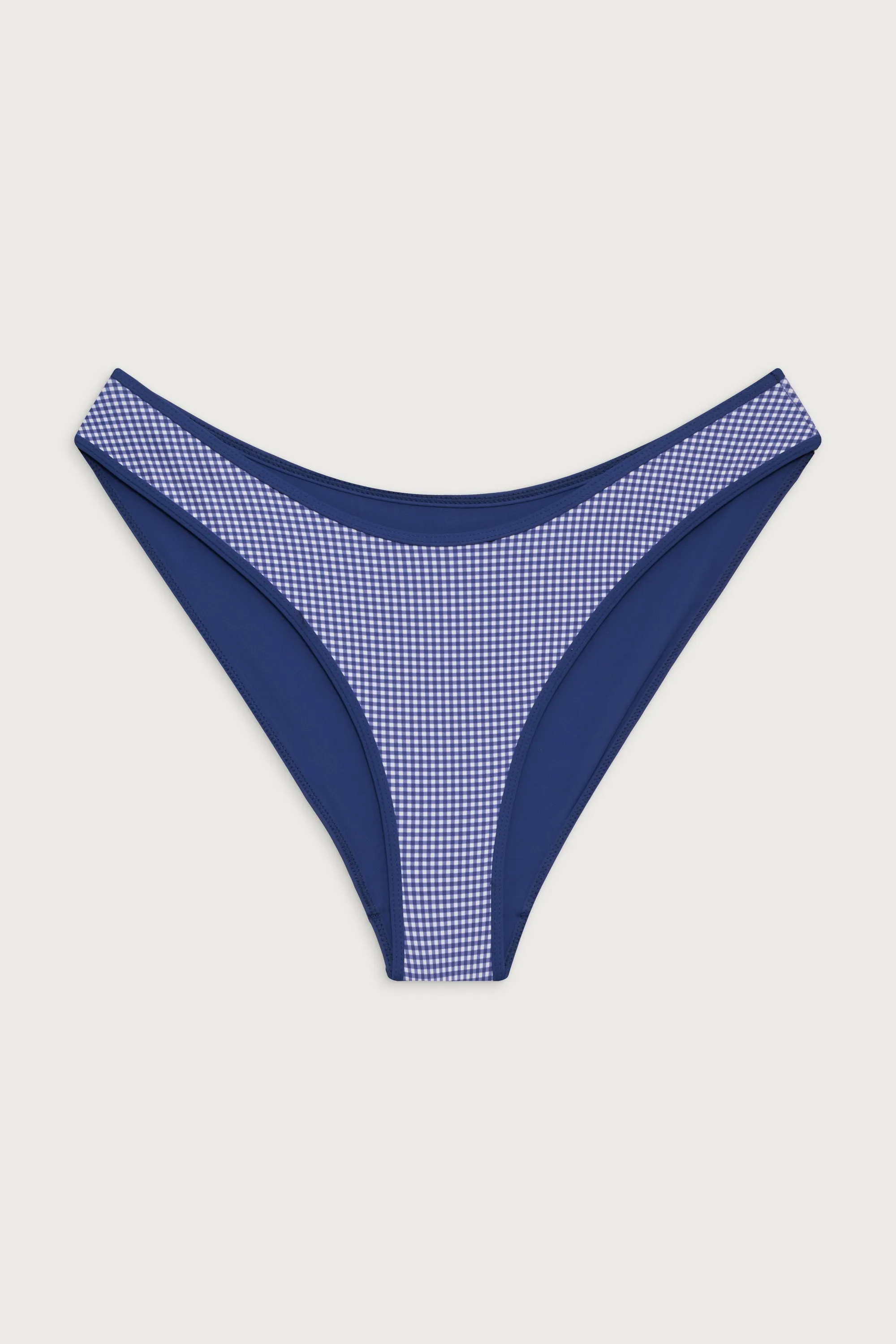 Catalina Full Coverage Bikini Bottom - Sailor Gingham sold by Frankie's Bikinis product image thumbnail 3