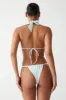 Kealy Shine Cheeky Bikini Bottom - Pistachio sold by Frankie's Bikinis