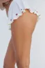Izabella Embroidered Swim Skirt Bikini Bottom - Sea Fairy sold by Frankie's Bikinis