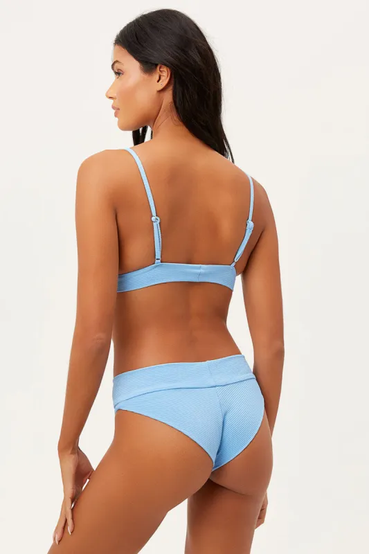 Gavin Cheeky Bikini Bottom - Chambray sold by Frankie's Bikinis