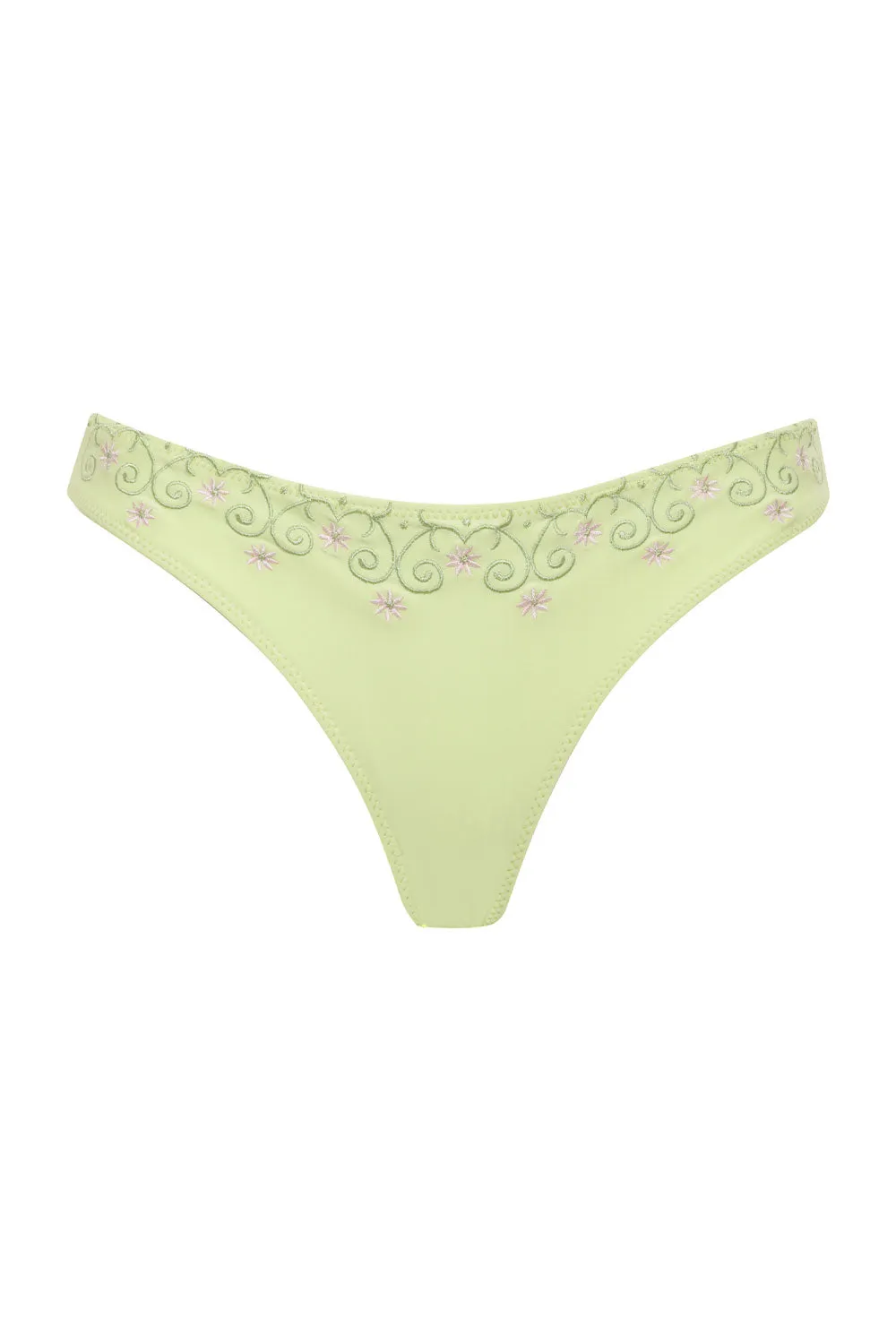 x SYDNEY SWEENEY Dawson Cheeky Bikini Bottom - Key Lime sold by Frankie's Bikinis product image thumbnail 5