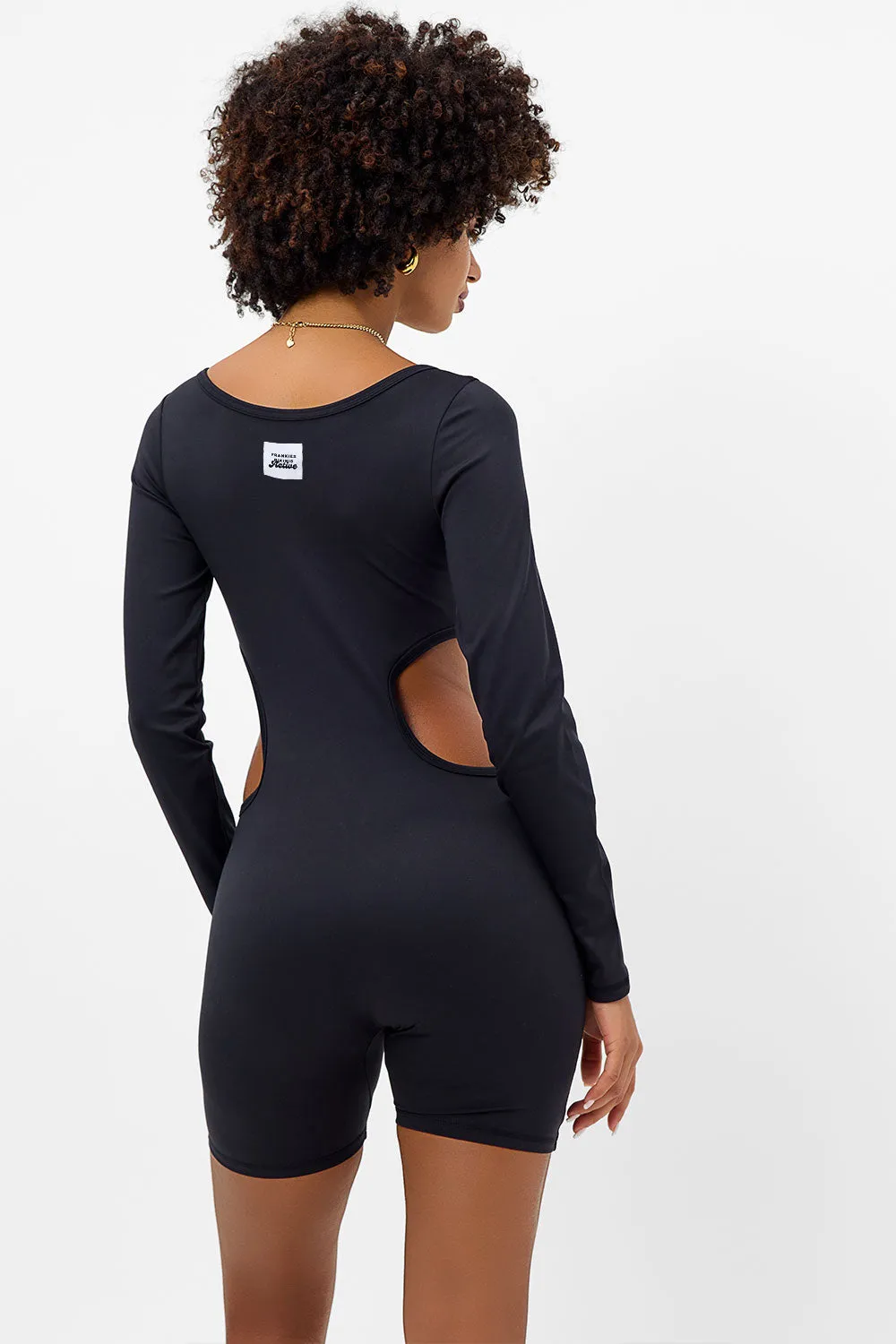 Felix Long Sleeve Bodysuit - Black sold by Frankie's Bikinis product image thumbnail 5