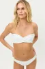 Dawson Cheeky Bikini Bottom - White sold by Frankie's Bikinis