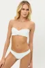 Dawson Cheeky Bikini Bottom - White sold by Frankie's Bikinis